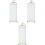 3Pièces Rouleaux Suspendus Vides Papier Xuan Pour 3