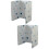 2Pièces Plaque Protection Cuisson Aluminium Blanc Nettoyage Facile 7