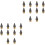 30Pièces Pointe Stylos Usage Couleurs Variées 4