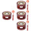 4Ensembles À Cire Marron Portable Pour Cachets Décoratifs DIY 6