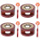4Ensembles À Cire Marron Portable Pour Cachets Décoratifs DIY 5