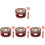4Ensembles À Cire Marron Portable Pour Cachets Décoratifs DIY 2
