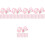 500Pièces Oreilles Enfants Rose Clips Perçage Mode 4