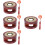 4Ensembles À Cire Marron Portable Pour Cachets Décoratifs DIY 7