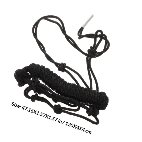 Licol Cheval Mors En Polyester Noir Résistant 1