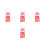 4Pièces Bouteille D'eau Design Rose Pour Animaux Cage 2
