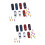 100Pièces Voitures Miniatures De Décor 1:150 Couleurs Assorties Fixes 7