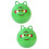 2Pièces Ballons Gonflables Sauteurs Verts Enfants Équilibre Fun 7