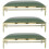 3Pièces Repose Poignet Vert Coussin Ergonomique 7