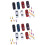 100Pièces Voitures Miniatures De Décor 1:150 Couleurs Assorties Fixes 5