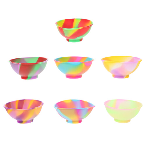 14Pièces Bols Silicone Colorés Pour Enfants Usage Repas