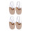 2Pièces Danse Beige Coton Respirantes 5