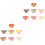 14Pièces Bols Silicone Colorés Pour Enfants Usage Repas 3