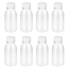 12Pièces Bouteilles Alimentaire Transparentes Réutilisables