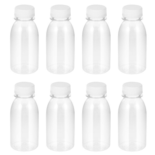 12Pièces Bouteilles Alimentaire Transparentes Réutilisables
