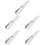 5Pièces Chaussure Acier Inoxydable Compact Argenté 7
