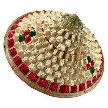 3Pièces Chapeaux Bambou Style Chinois Décoration Et Protection