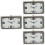 4Pièces Horloges Tableau De Bord Analogiques Multicolores Pour 10