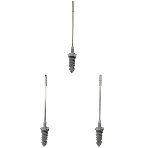 3Pièces Piston Flexible Pour Wc, Tête 1