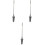 3Pièces Piston Flexible Pour Wc, Tête 3