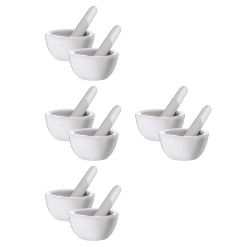 8Ensembles Bol À Pilon En , Kit Pour Broyage Médecine 1