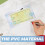 5Pièces Zippée PVC Résistante Pour Et Cartes 10