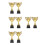 8Pièces Coupes Trophées Or Compétition Étudiants 6