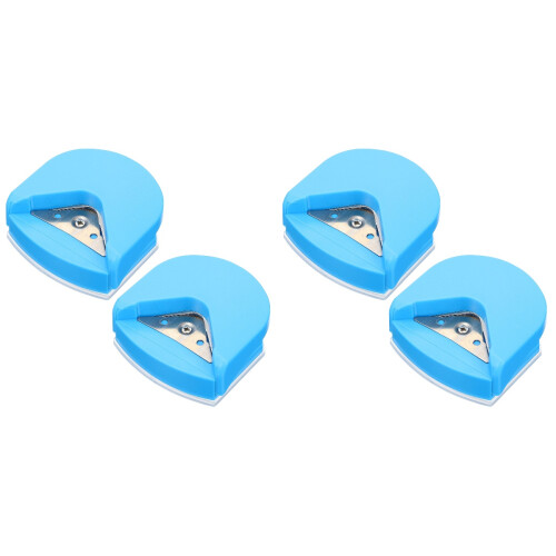 4Pièces Trimmer Angles Ronds Maniable Bleu Idéal Pour DIY 1