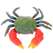 5Pcs Assorted Color Crab Model Plastic Crab Decoration Ornament