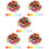 2500Pcs Durable Plastic Chips Assorted Colors for Counting Games 7