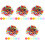 2500Pcs Durable Plastic Chips Assorted Colors for Counting Games 3