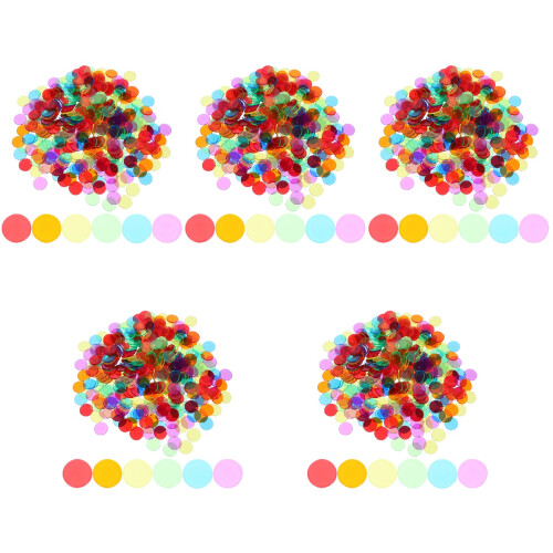 2500Pcs Durable Plastic Chips Assorted Colors for Counting Games 2