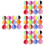 4Ensembles Peintures Colorées Kit Corps Sans Odeur 5