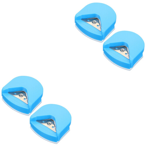 4Pièces Trimmer Angles Ronds Maniable Bleu Idéal Pour DIY 2
