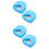 4Pièces Trimmer Angles Ronds Maniable Bleu Idéal Pour DIY 4