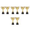 8Pièces Coupes Trophées Or Compétition Étudiants 9
