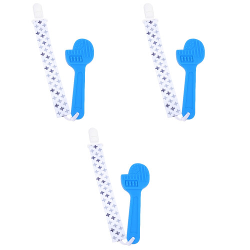 3Pièces Clip Bébé Clé À Silicone Vert 1