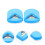 4Pièces Trimmer Angles Ronds Maniable Bleu Idéal Pour DIY 6