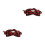2Pcs Adjustable Red Christmas Cat Neckbands with Bow Tie for Pets 6