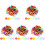 2500Pcs Durable Plastic Chips Assorted Colors for Counting Games 2