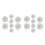 16Pcs White Elastic Cotton Meat Netting Roll for Home Meat Wrapping 10