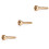 3Pièces Embouchure Trompette Cuivre Usage Remplacement 5