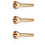 3Pièces Embouchure Trompette Cuivre Usage Remplacement 8