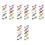 40Pièces Supports De Partition Plastique Colorés Usage Polyvalent 4