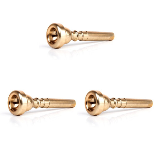 3Pièces Embouchure Trompette Cuivre Usage Remplacement 1