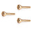 3Pièces Embouchure Trompette Cuivre Usage Remplacement 6
