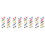 40Pièces Supports De Partition Plastique Colorés Usage Polyvalent 5