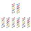 40Pièces Supports De Partition Plastique Colorés Usage Polyvalent 3