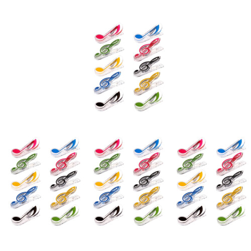 40Pièces Supports De Partition Plastique Colorés Usage Polyvalent 2