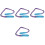 4Pièces Sangles Double Boucle Polyester Pour Levage Charges Lourdes 5